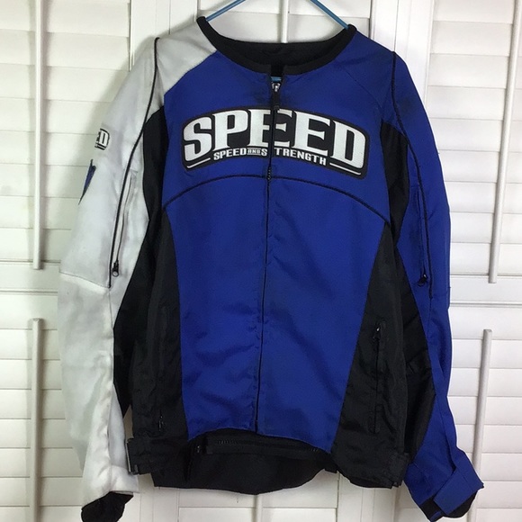 Motorcycle Speed and Strength Dead Top Center Textile Jacket Size XL - Picture 3 of 12